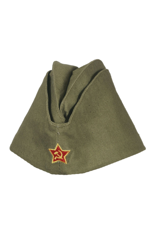 Пилотка военного образца 1941-1945 гг вышитая звезда