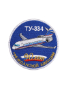 Шеврон ТУ-334 ЮБИЛЕЙНЫЙ 90 ЛЕТ ГА круглый 10 см синий