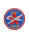Шеврон М-17 круглый 10 см синий
