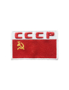 Шеврон ФЛАГ СССР 9х6,5 см кордура белый