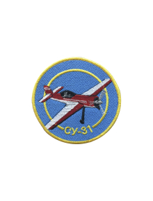 Шеврон СУ-31 круглый 9,5 см синий