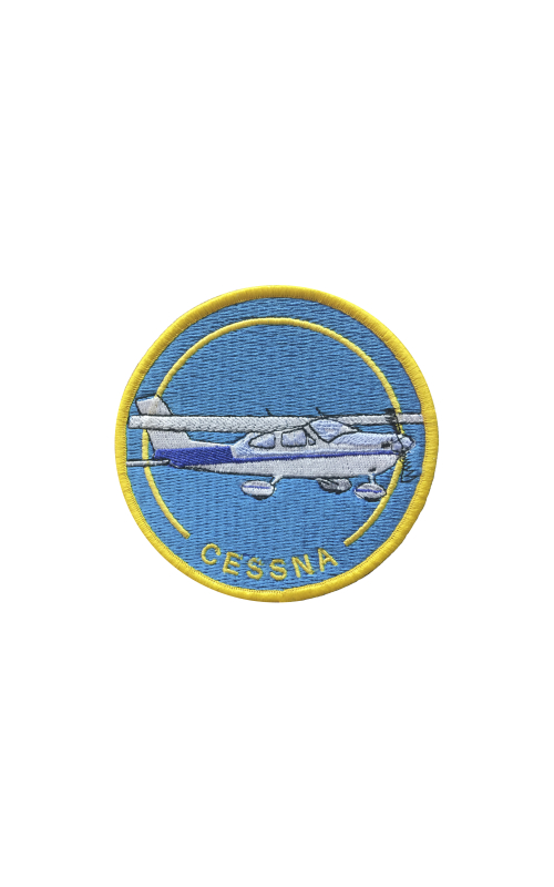 Шеврон ЦЕСНА круглый 10 см голубой