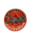 Шеврон ПЕ-8 ТЯЖЕЛЫЙ БОМБАРДИРОВЩИК круглый 10 см красный