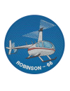 Шеврон ROBINSON-66 круглый 10 см синий