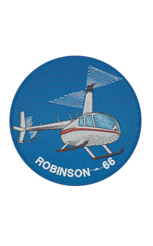 Шеврон ROBINSON-66 круглый 10 см синий