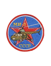 Шеврон МИ-1 круглый 10 см синий